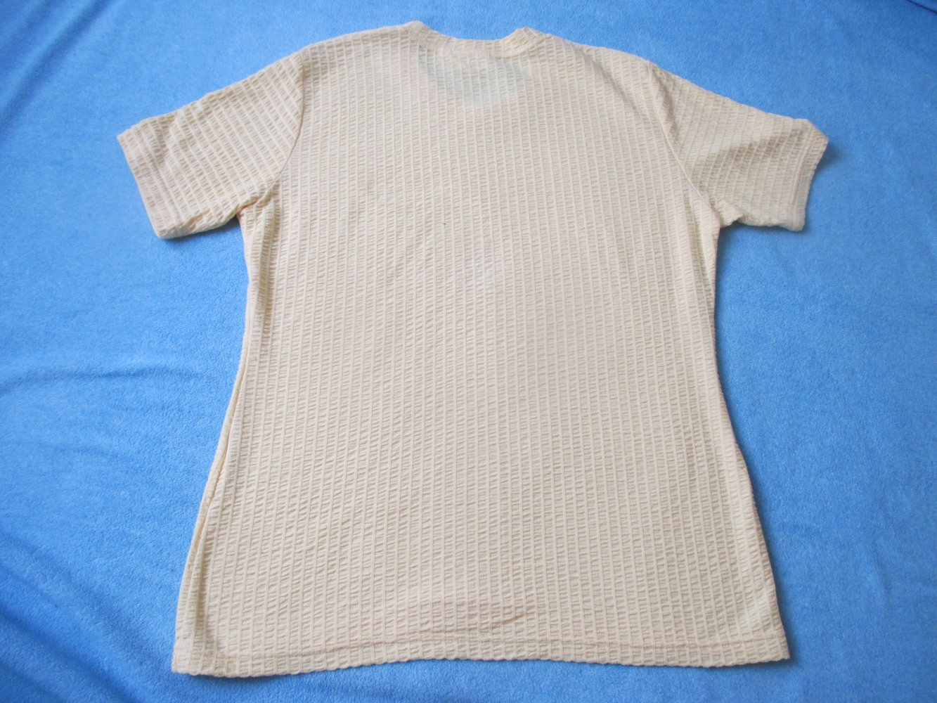 NEU * Original 1980er VINTAGE * Edel * DESIGNER * Struktur * Kurzarm * T- Shirt 