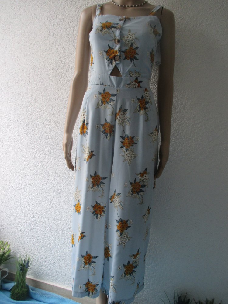  NEU mit ETIKETT * Blumen * Blüten * Flower- Power * Jumpsuit * Einteiler * Overall 