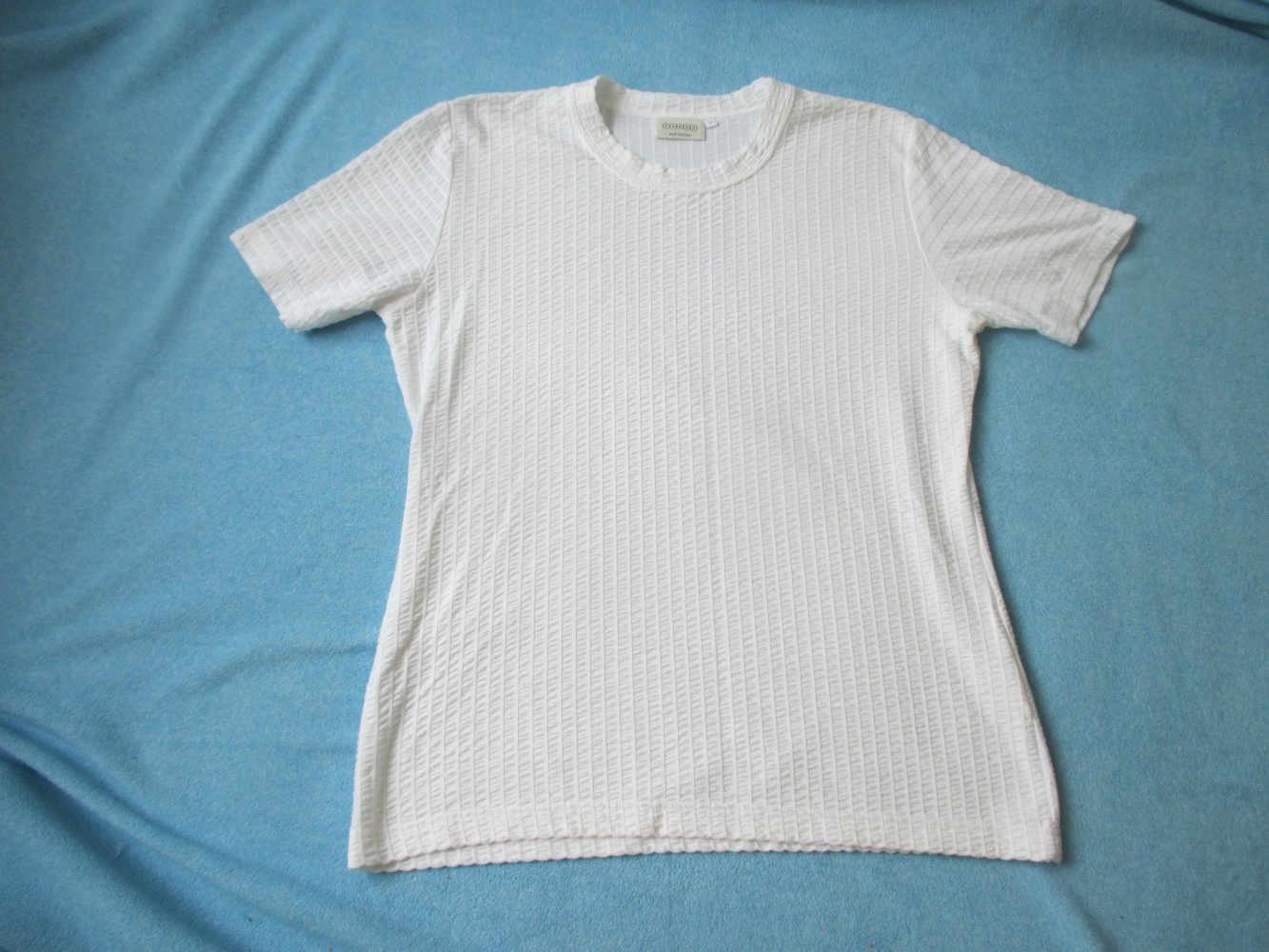 NEU * Original 1980er VINTAGE * Edel * DESIGNER * Struktur * Kurzarm * T- Shirt 