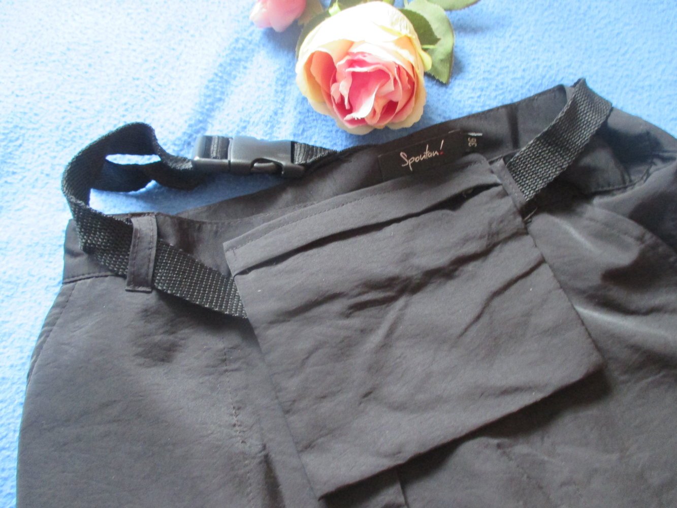 NEU * DESIGNER * Cargo * Long * langer * Maxi * Rock mit Gürtel Tasche 