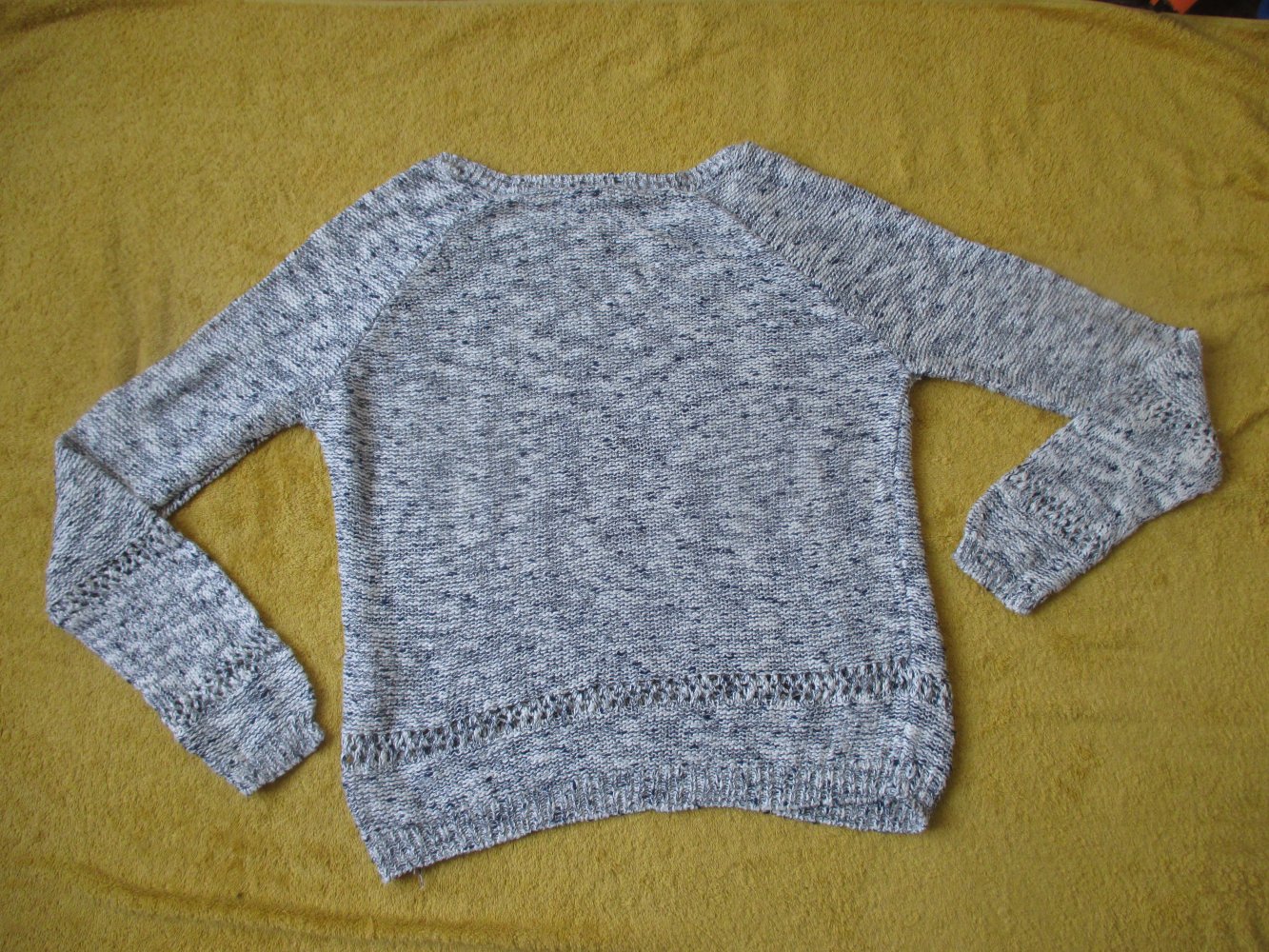  NEU * Stylisch * Ajour- Loch- Cut Out * Loch * Grobstrick * Pullover 