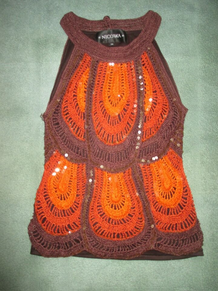 NEU * Ausgefallen * Boho * Hippie * Festival * Style * Glitzer Pailletten * Off Shoulder * Häckel * Top * T- Shirt 