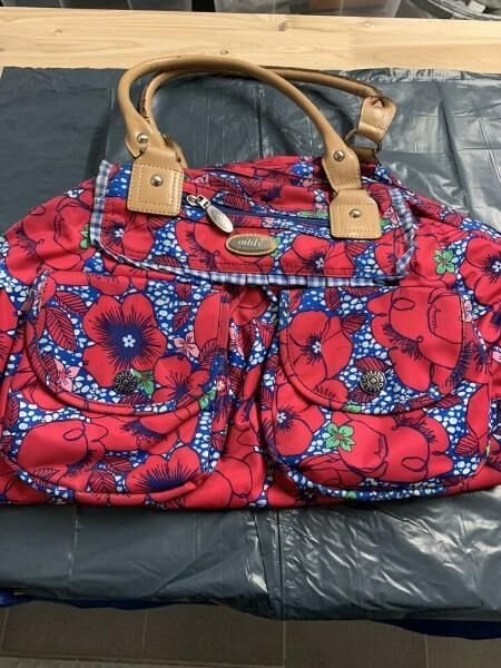 NEUw * Mohn * Blumen * Blüten * Wickel mit Unterlage * Tasche * Tote * Bag 