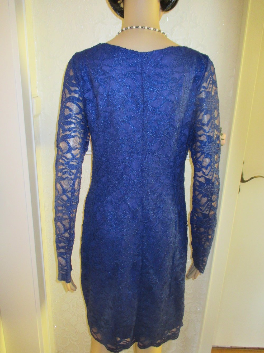 NEU * DESIGNER * Lace Spitzen * Abend * Ausgeh * Cocktail * Tanz * Strech * Bodycon * Midi * Kleid 