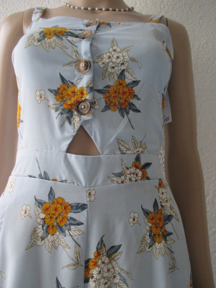  NEU mit ETIKETT * Blumen * Blüten * Flower- Power * Jumpsuit * Einteiler * Overall 
