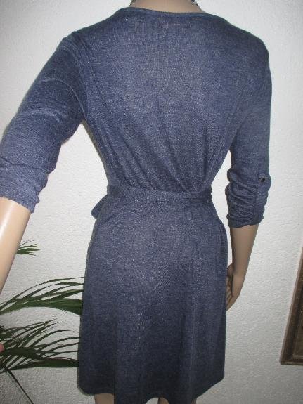  NEU * Edel * stylisch * Wickel Optik * wie zarte Wolle * Strech * Koffer * Kleid 