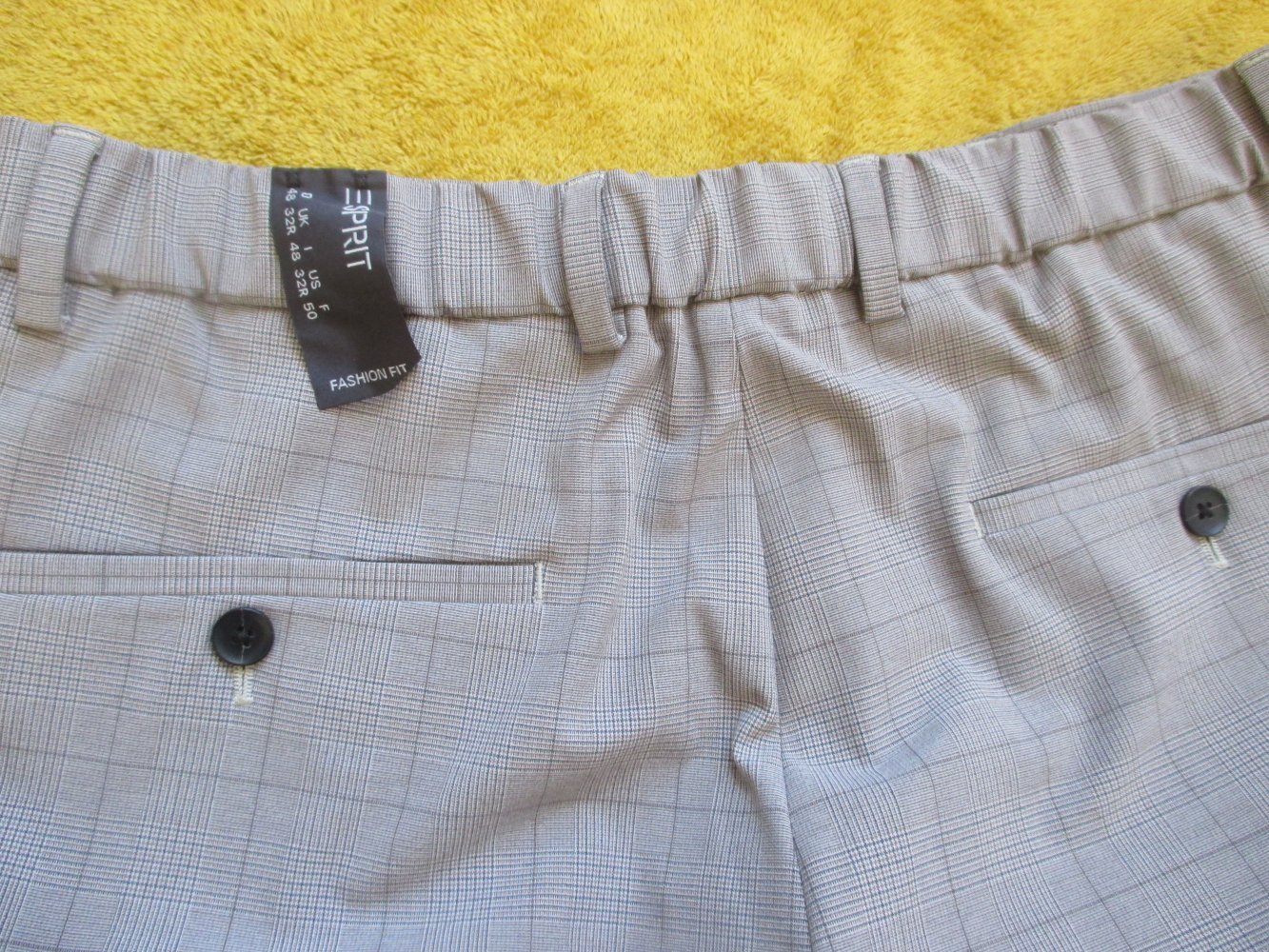 NEU * Herren * Business * Anzug * Glencheck- Karo * Stoff * Hose 