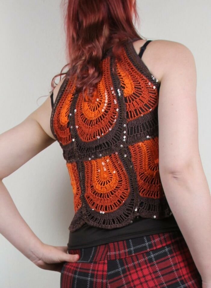 NEU * Ausgefallen * Boho * Hippie * Festival * Style * Glitzer Pailletten * Off Shoulder * Häckel * Top * T- Shirt 