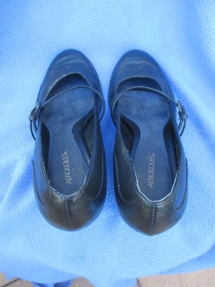 NEUw * Original Granny VINTAGE * Echt Leder * Keilabsatz * Budapester- Style * Spangen * Pumps * Schuhe 