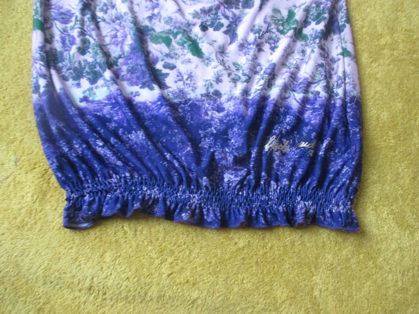 NEU * Aquarell * Blumen * Blüten * Seiden Strech * Longsleeve * Langarm * TUNIKA * T- Shirt 