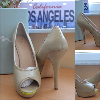 Zign Peeptoe High Heels Offwhite Gr. 42 Zign Peeptoe High Heels Offwhite Gr. 42