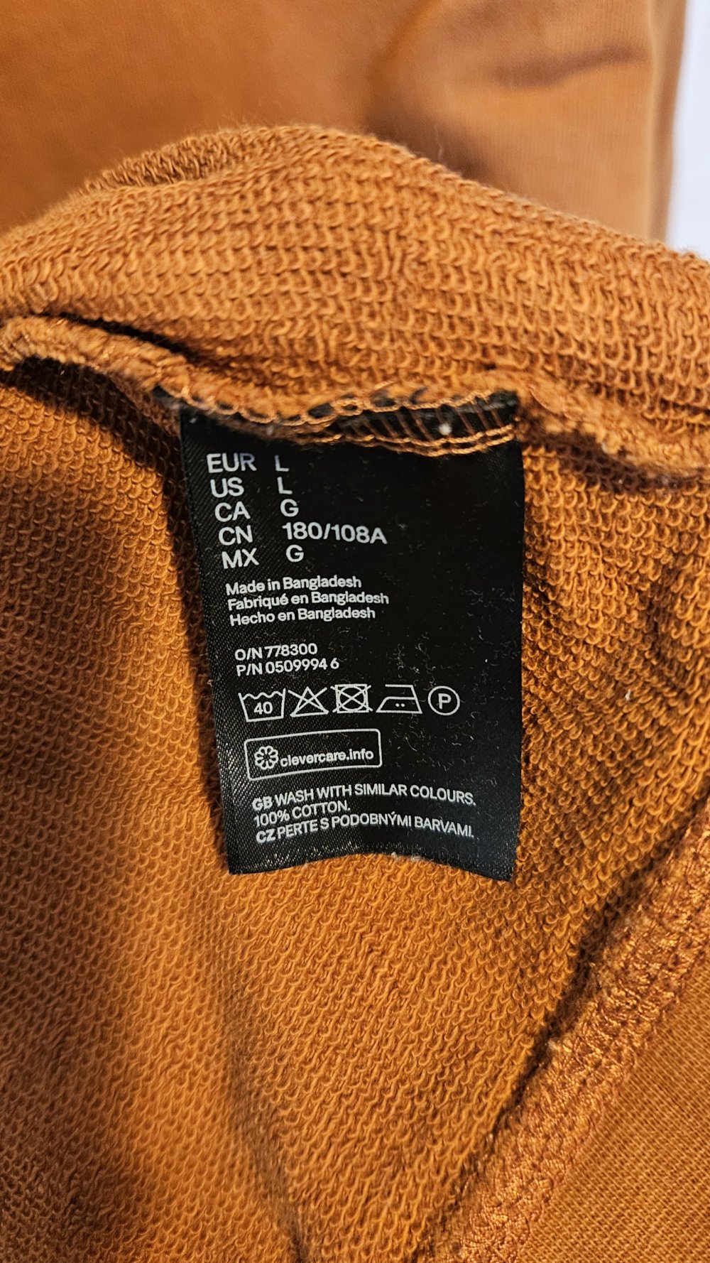 Hoodie H&M karamell