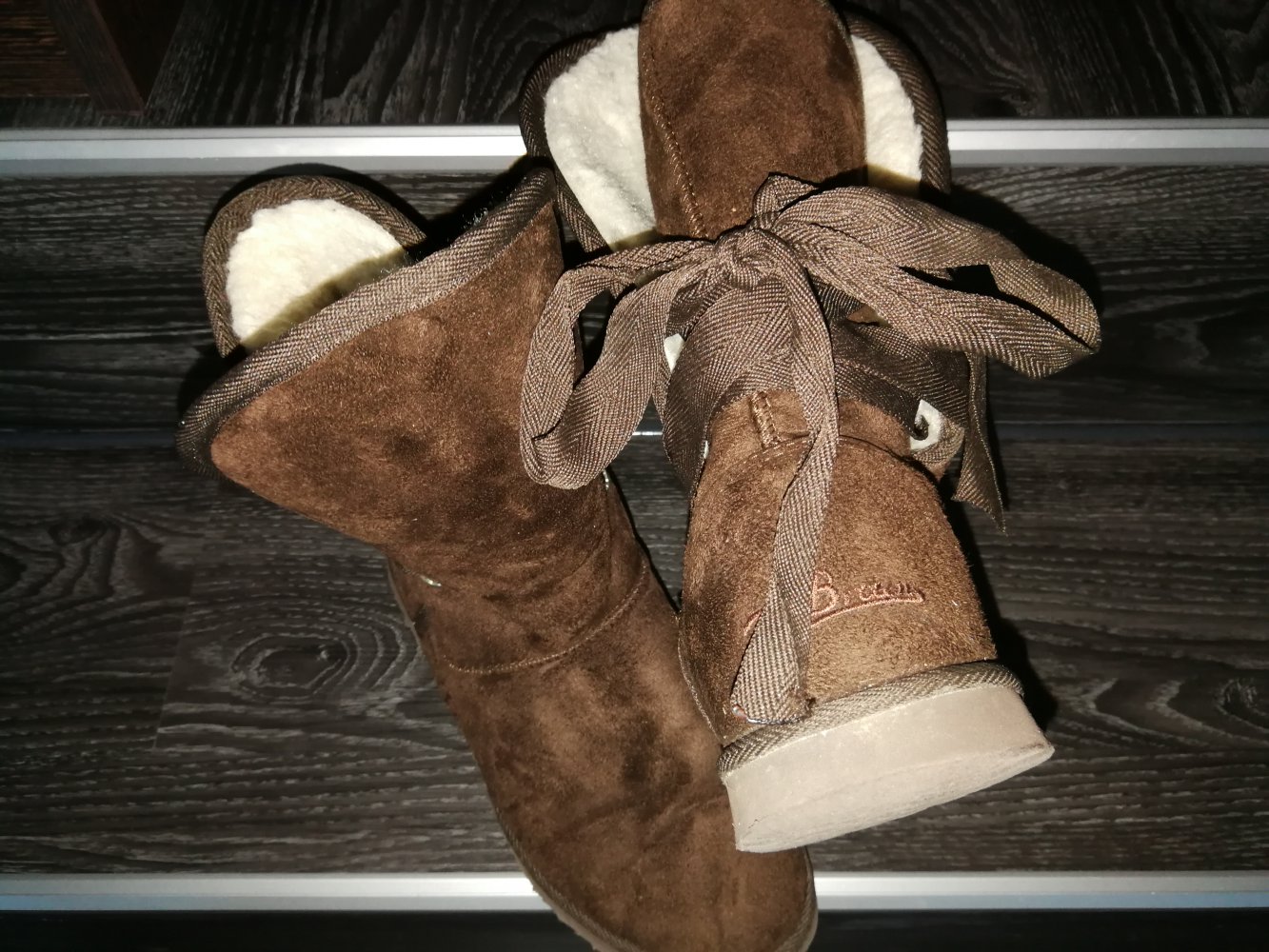 Weiche Boots mit Schleife