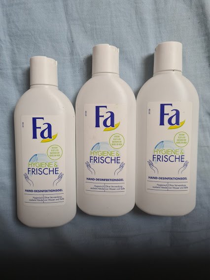 3 flaschen Fa Hygiene frische desinfektionsgel für die Hände neu je 250 ml