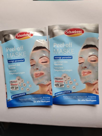 2x Schaebens Gesichtsmaske Peel off neu