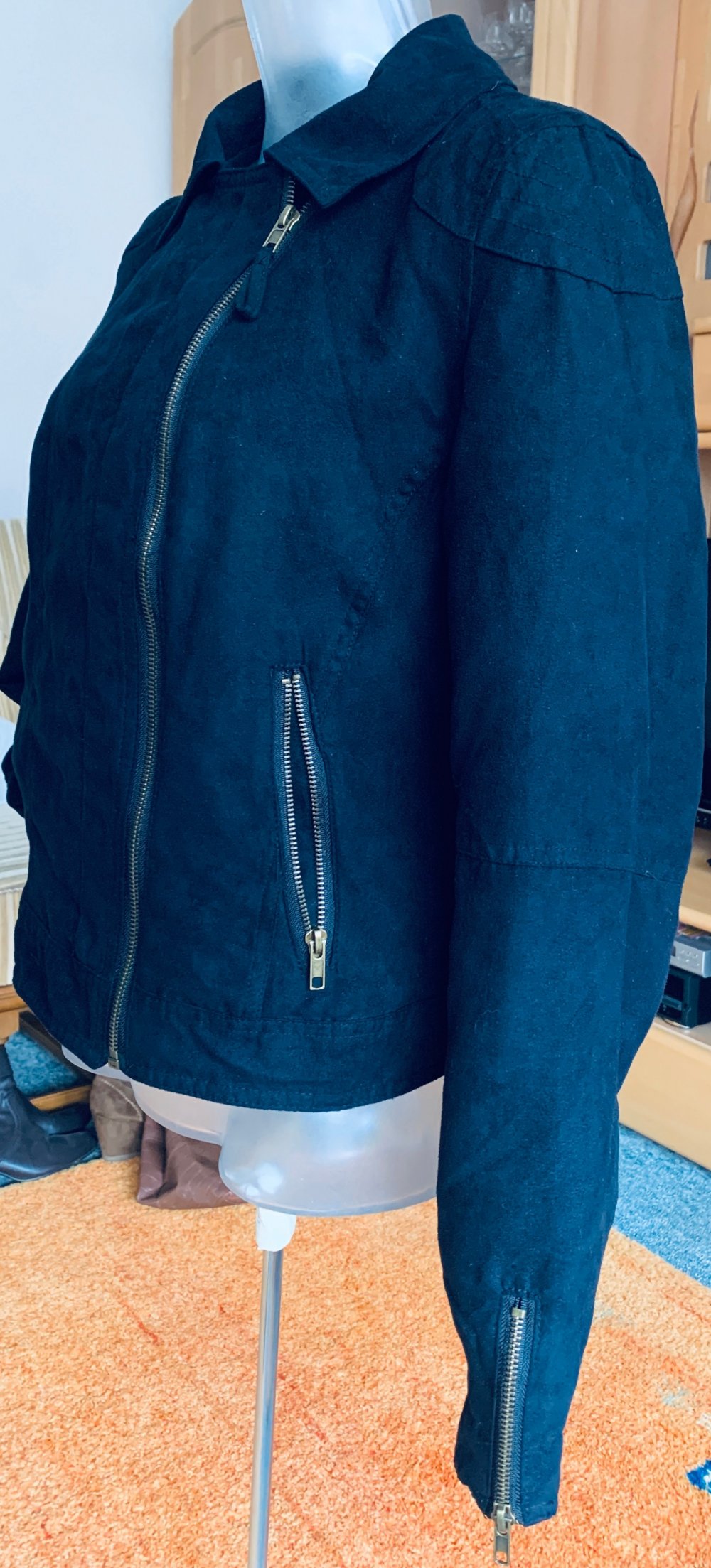 NEU Damen Jacke Bike Übergang Gr.40 in Schwarz von Rainbow 