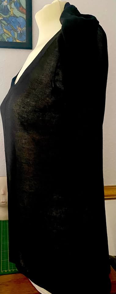 Damen Pullover Strick fein Long Gr.38 in Schwarz von Street One NW 