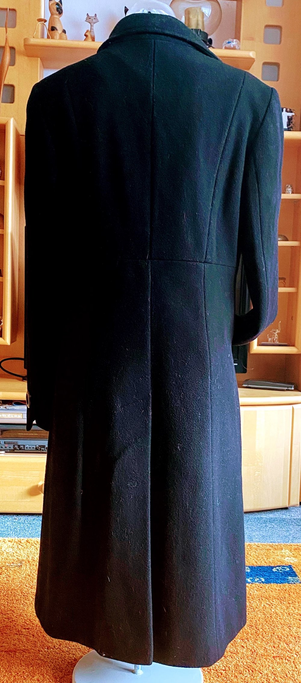 Damen Mantel Wolle Business Klassisch Gr.40 in Schwarz von Yessica