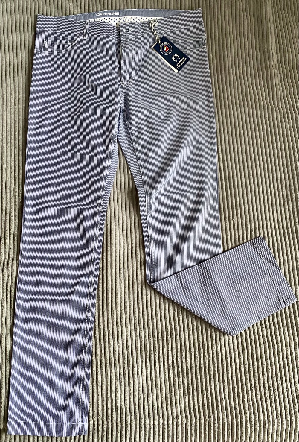 NEU Herren Hose Sommer Gr.L in Blau von Claudio Campione P.99,99€ 
