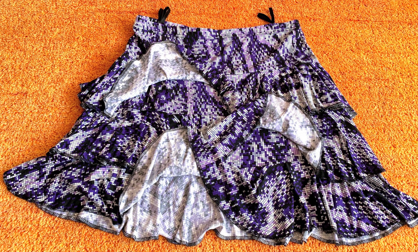 Damen Rock schwingend Volant Gr.M in Bunt von Boule NW