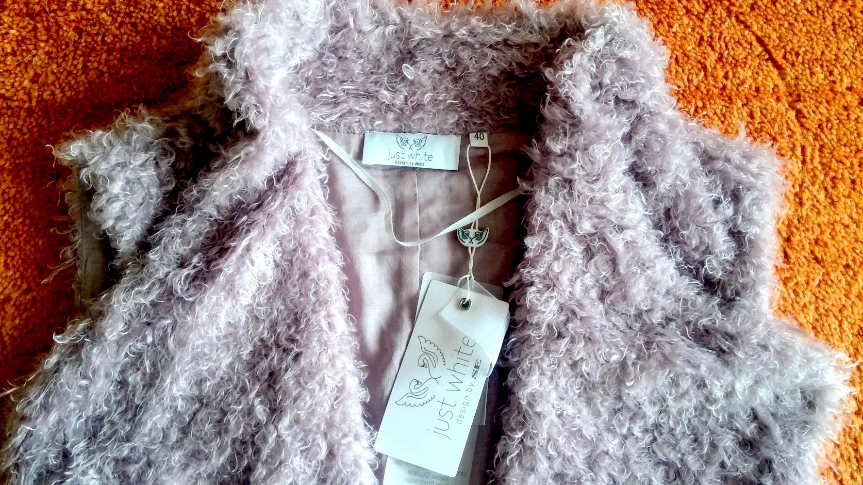 Damen Weste Bolero Gr.40 in Altrosa von Just White 