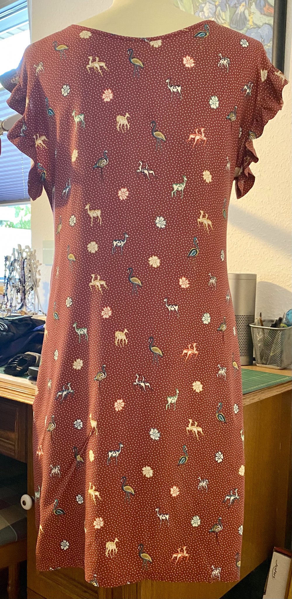 Damen Kleid Sommer lässige Gr.40 in Ziegel von Sister NW