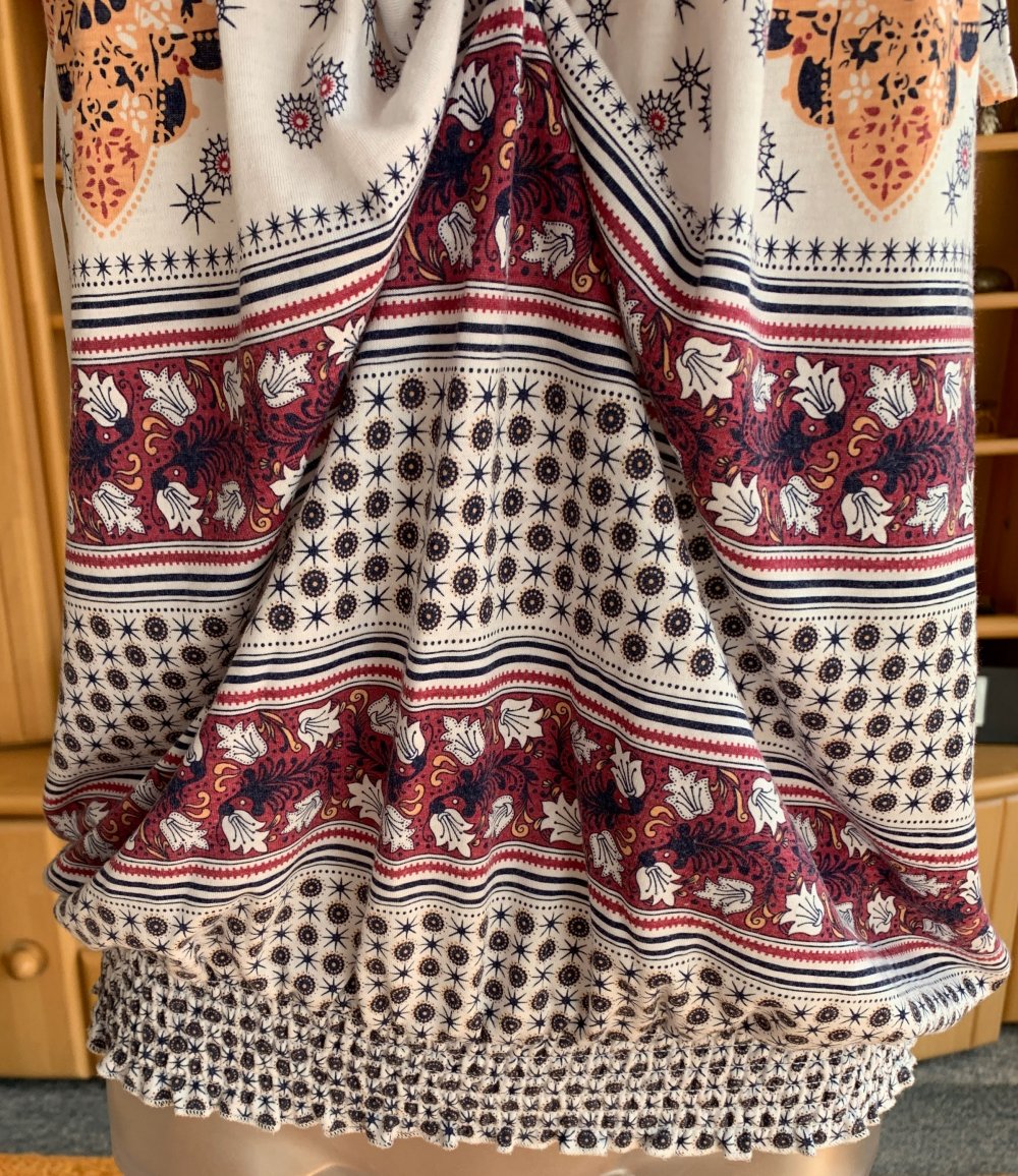 Damen Shirt Sommer Träger Print Gr.38 in Bunt von Blind Date