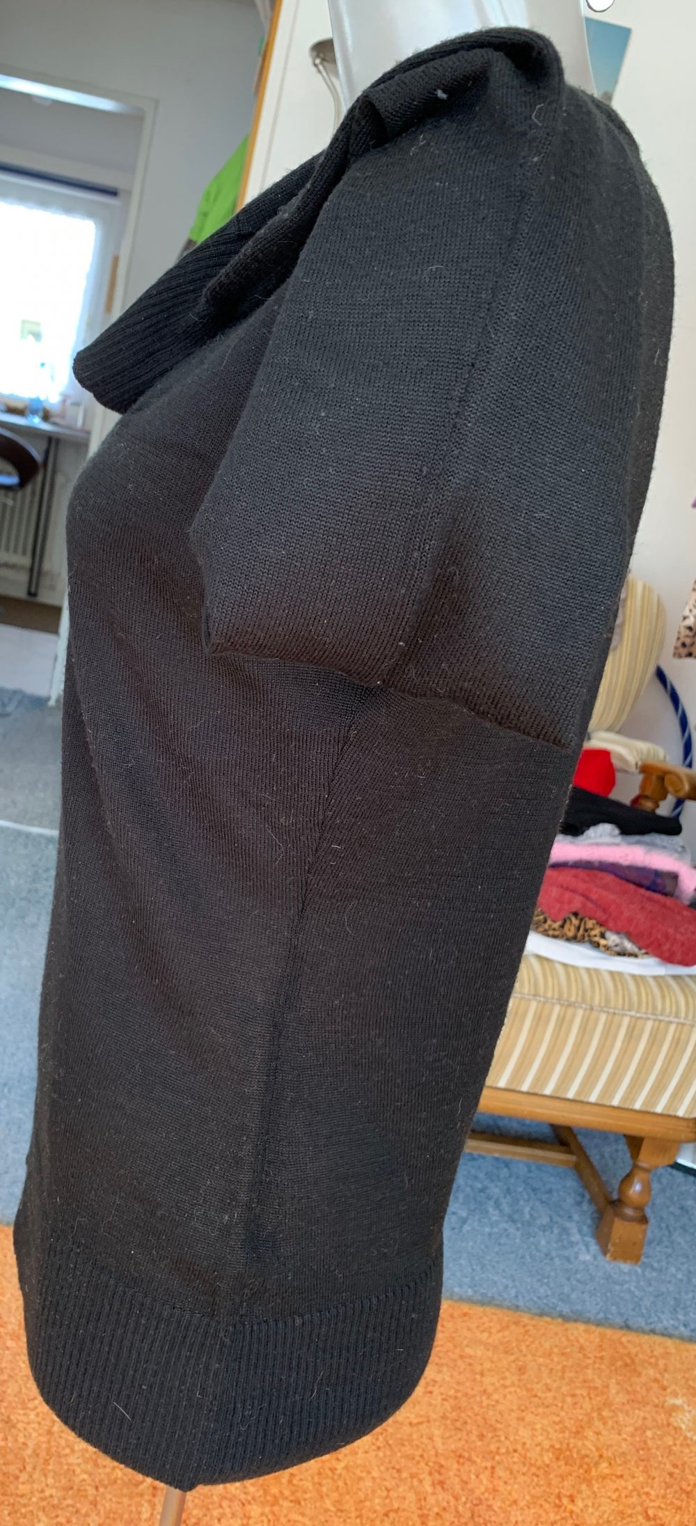 Damen Pullover strick Gr.S in Schwarz von H&M