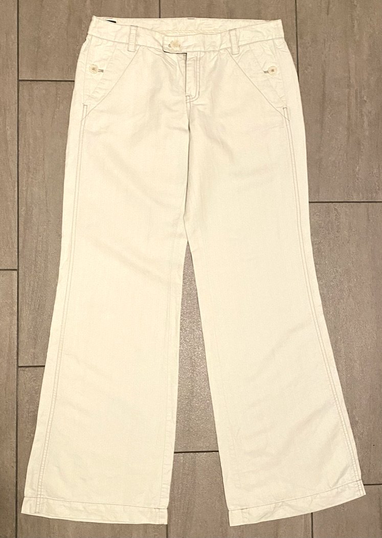 Damen Hose Leinen Sommer Jeans Gr.42/44 in Beige von Mexx NW