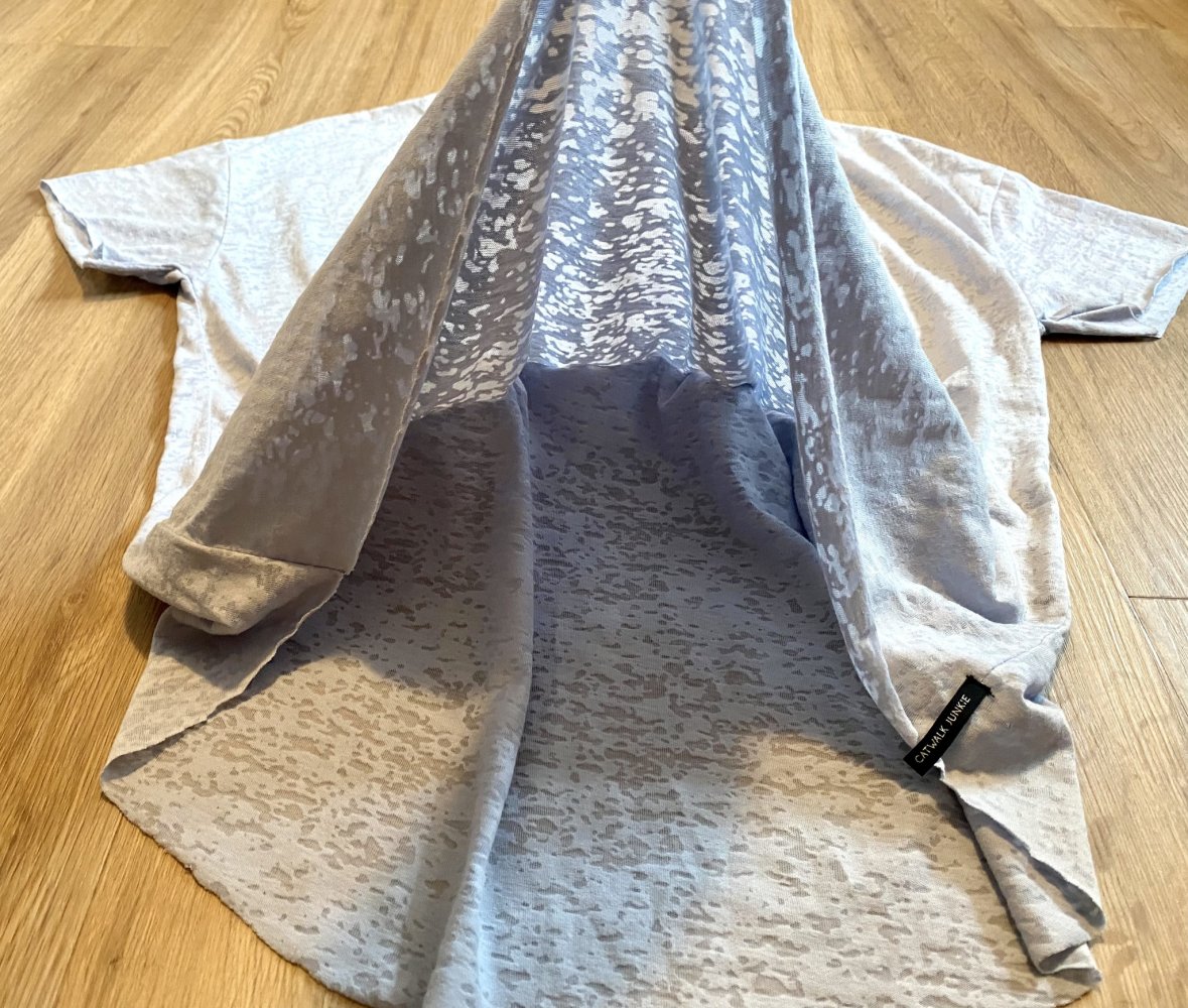 NEU Damen Shirt Sommer Print Gr.S in Himmelblau von Catwalk Junike