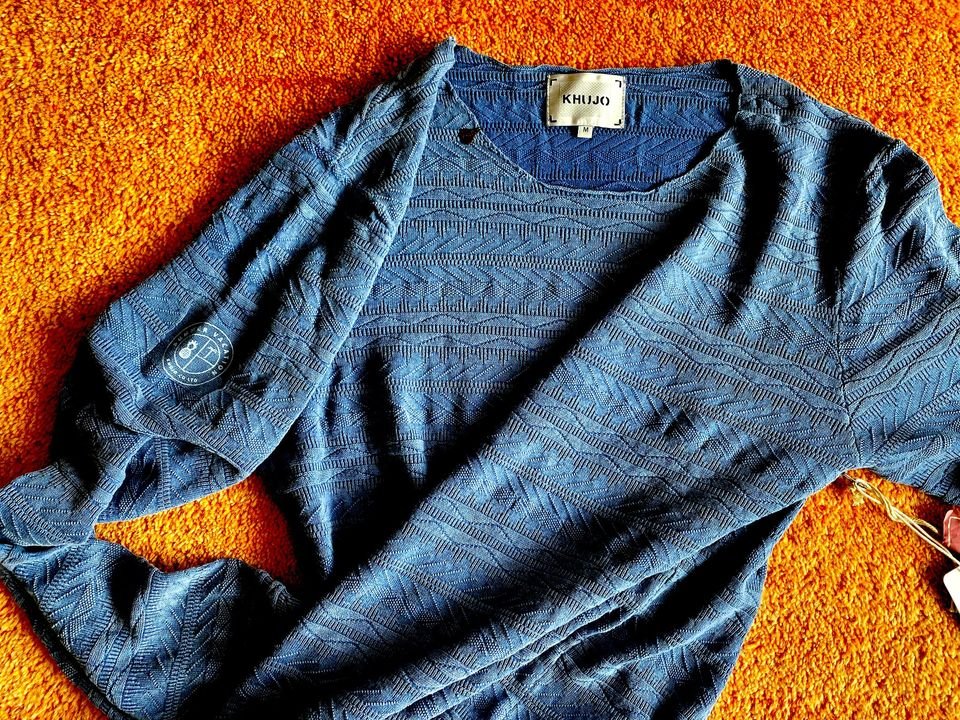 Damen Pullover fein Strick Gr.M in Blau von Khujo