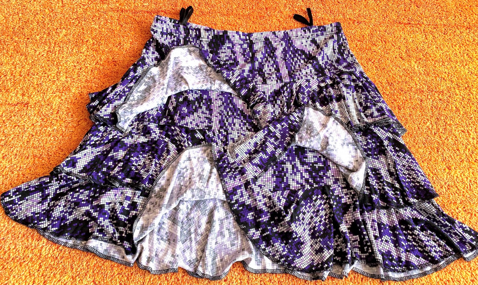 Damen Rock schwingend Volant Gr.M in Bunt von Boule NW