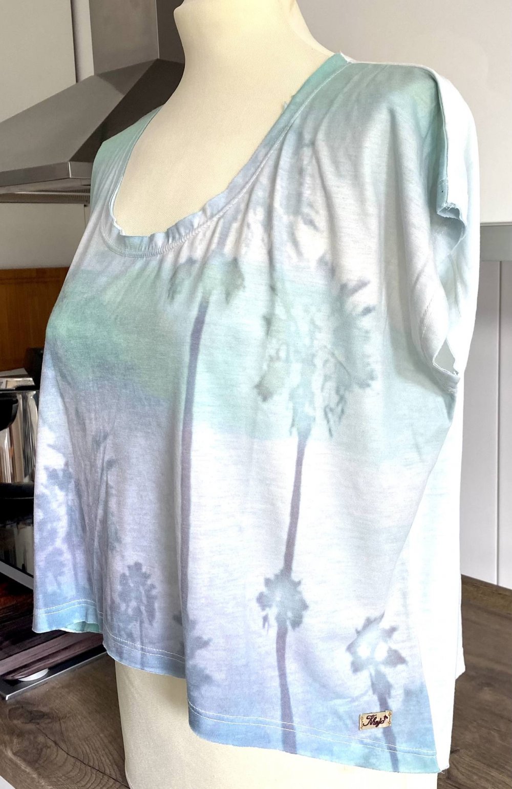 NEU Damen Shirt Print Sommer Kimono Gr.S-L in Grün von Khujo 
