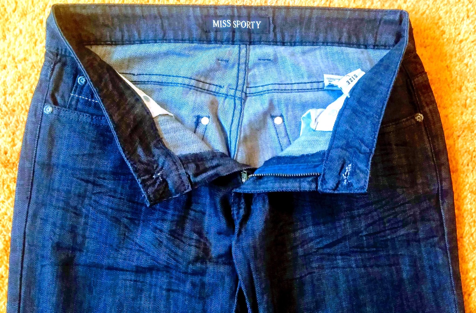 Damen Hose Stretch Jeans Gr.40 in Anthrazit von Miss Sporty NW
