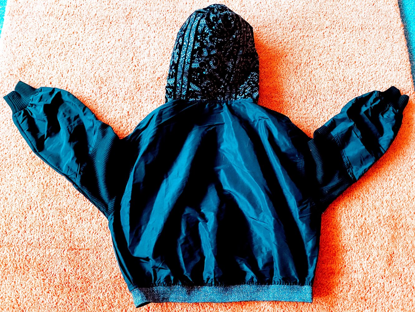 NEU Damen Blouson Bomberjacke Kapuze Gr.38 in Schwarz von Campione