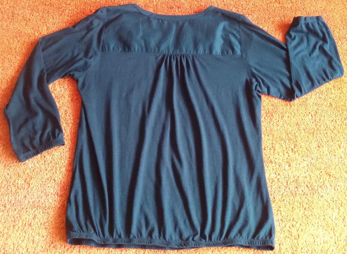 Damen Shirt Jersey Pullover Gr.40 in Tannen Grün von Woman NW