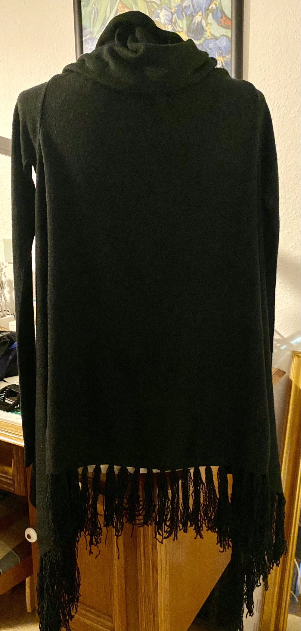 Damen Jacke Strick Fransen Gr.M in Schwarz von Madonna NW 