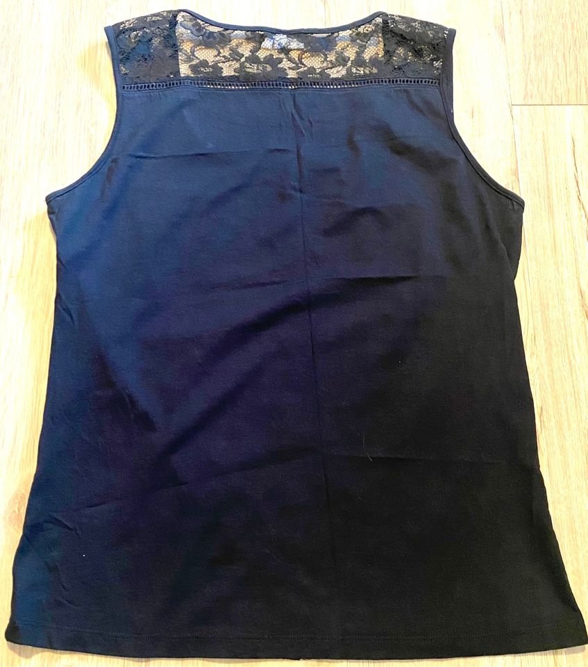 Damen sexy Shirt Spitze Jersey Gr.S in Schwarz von Boule NW 