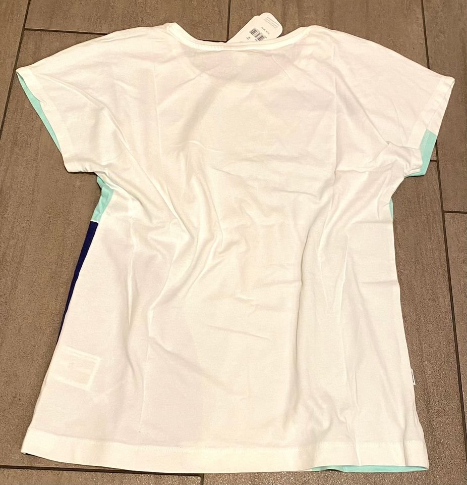 NEU Damen Shirt Print Sommer Kimono Gr.38 in Weiß/Grün von Joy