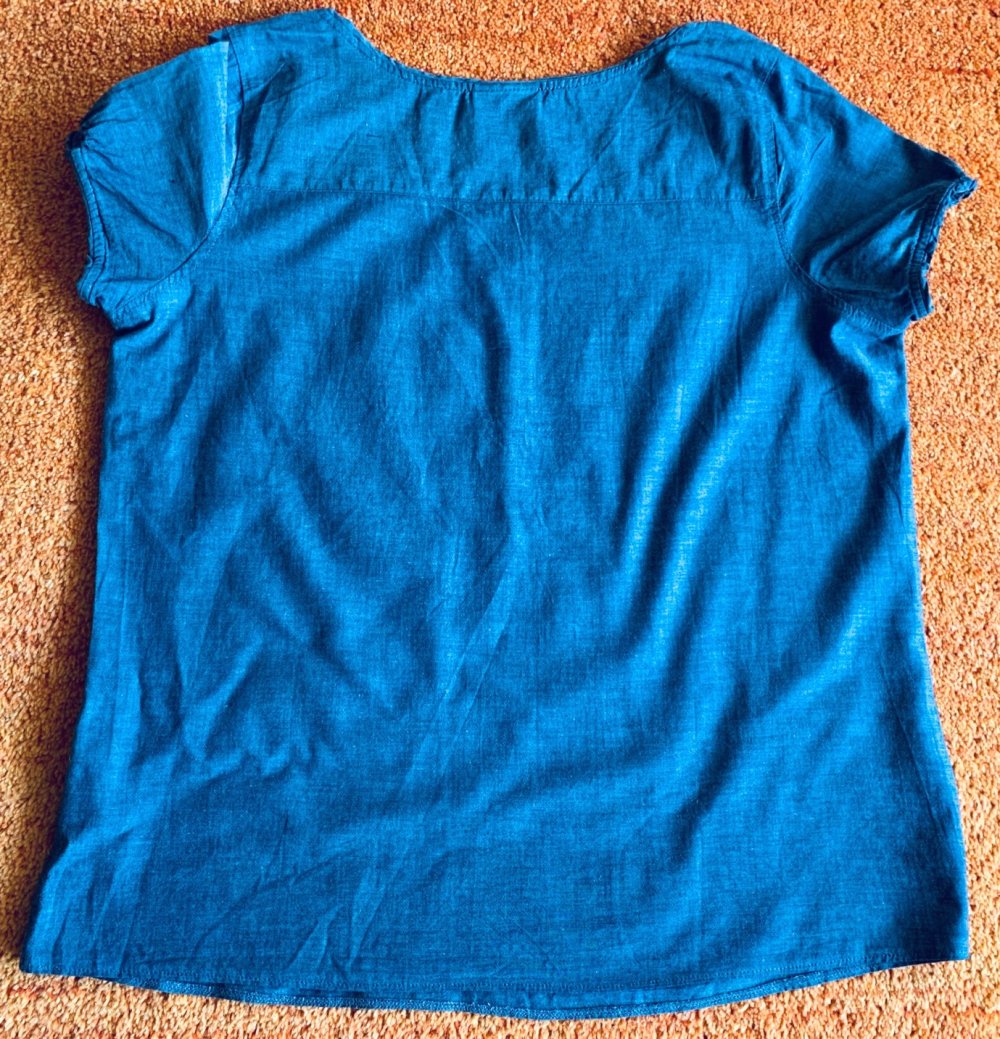 Damen Bluse Sommer-Shirt Gr.46 in Petrol von Yessica (C&A) 