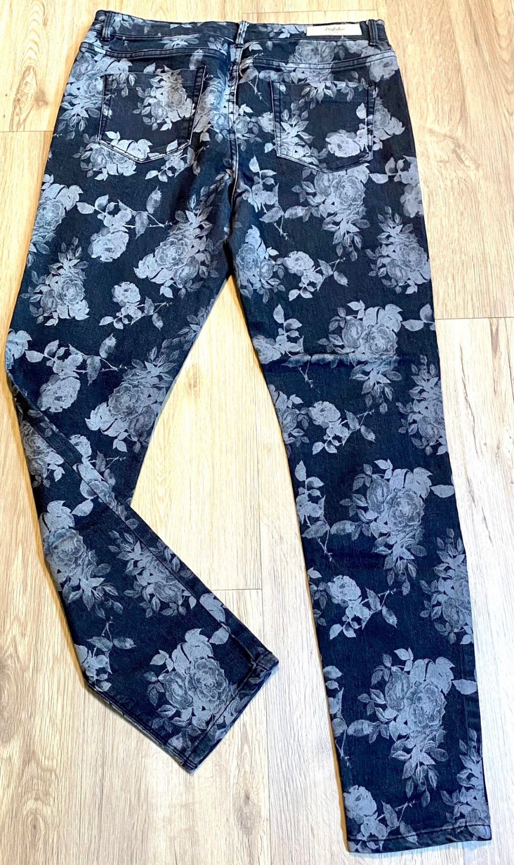 Damen Jeans Jegging Sommer Stretch Hose Gr.42 in Grau von Zara Trafaluc NW