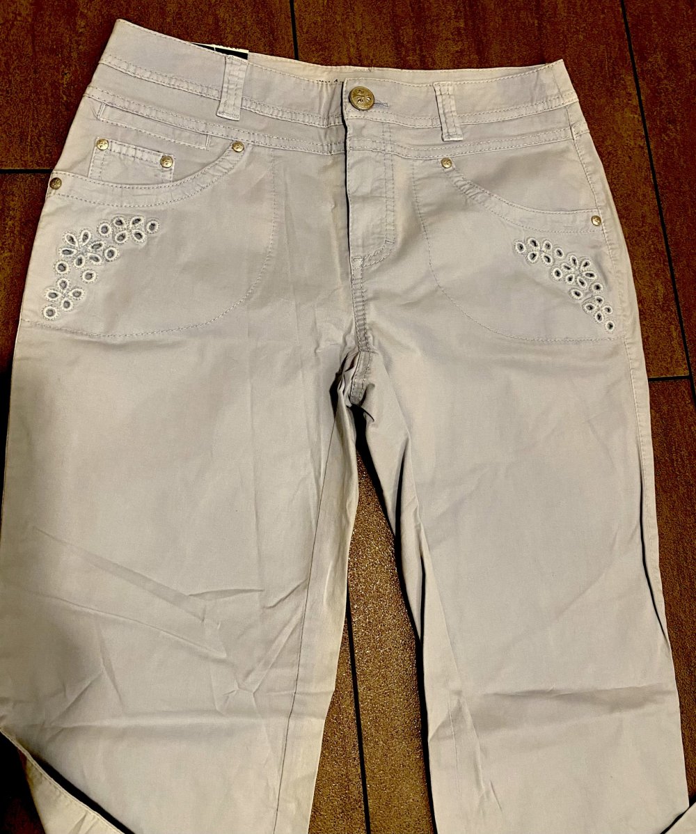 NEU Damen Jeans Hose Stretch Sommer Gr.38 in Himmelblau von Anna Montana