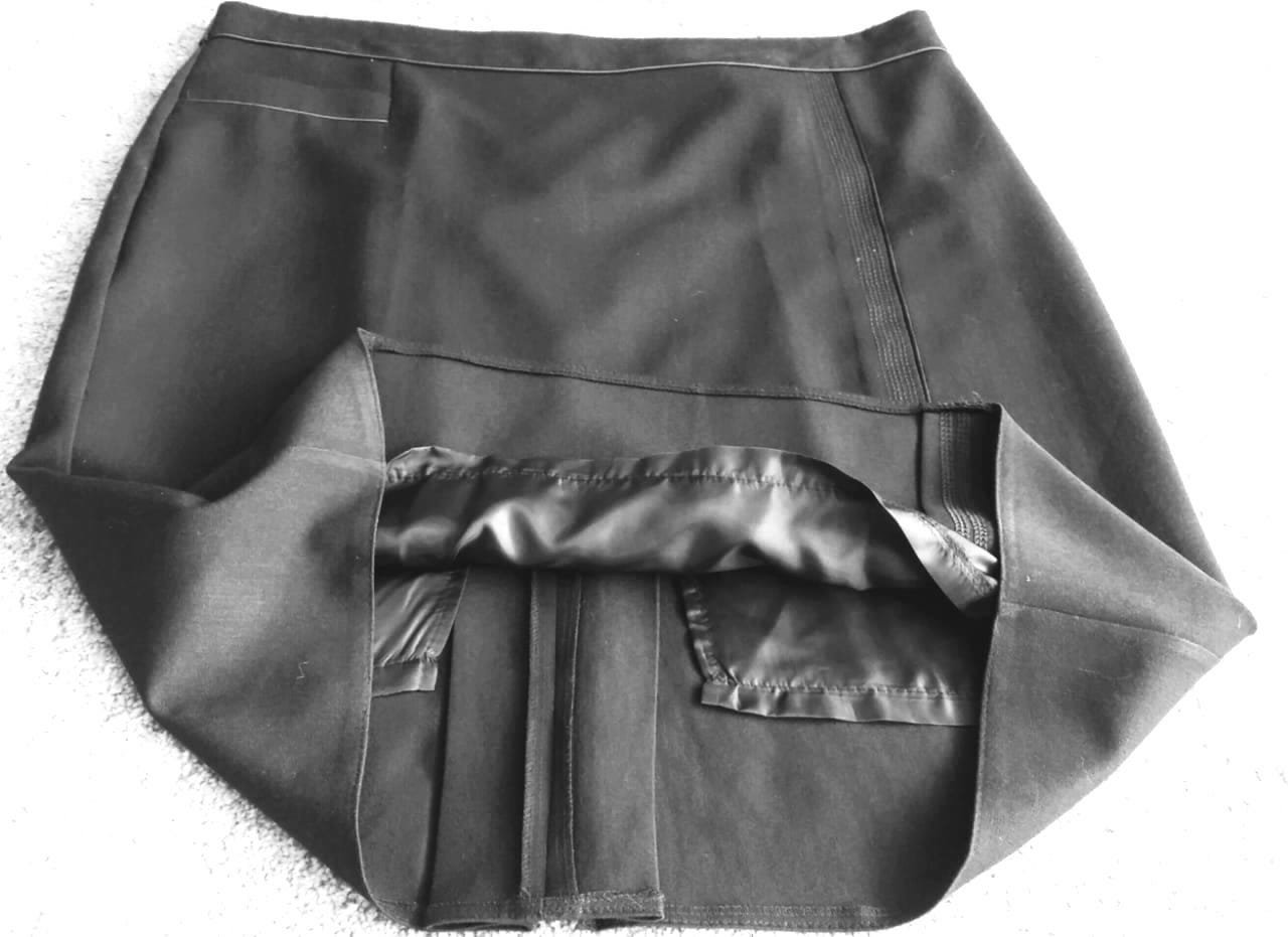 Damen Rock elegant Business klassisch Gr.50 in Braun