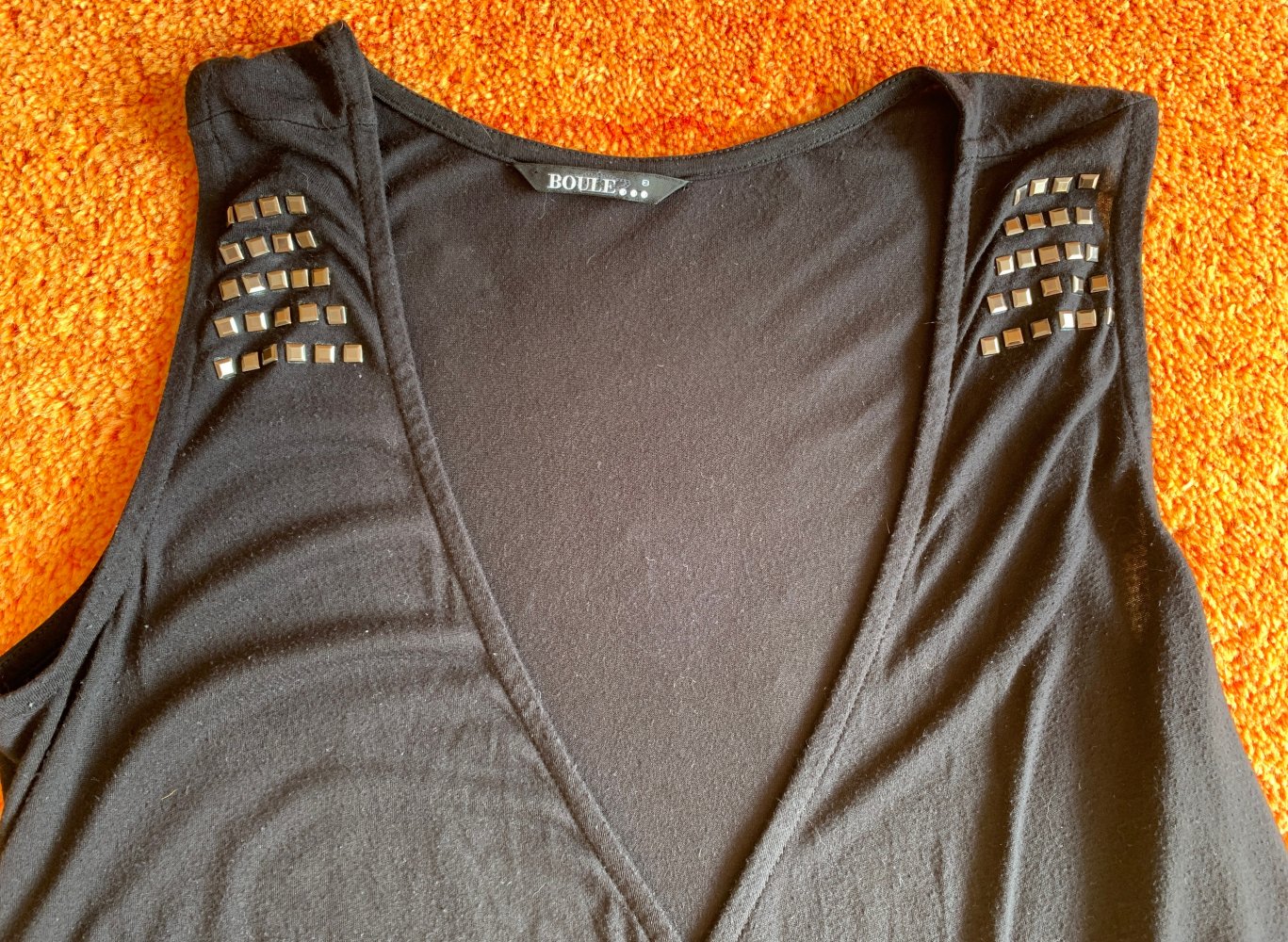 Damen Poncho Überwurf Zipfelig Gr.S in Schwarz von Boule 