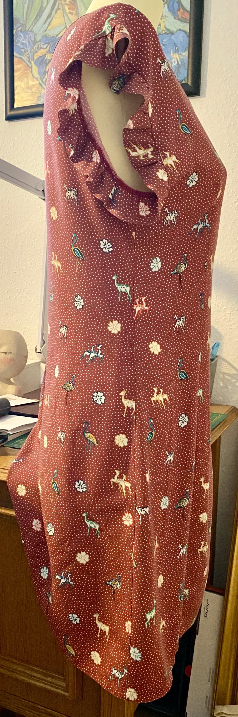 Damen Kleid Sommer lässige Gr.40 in Ziegel von Sister NW