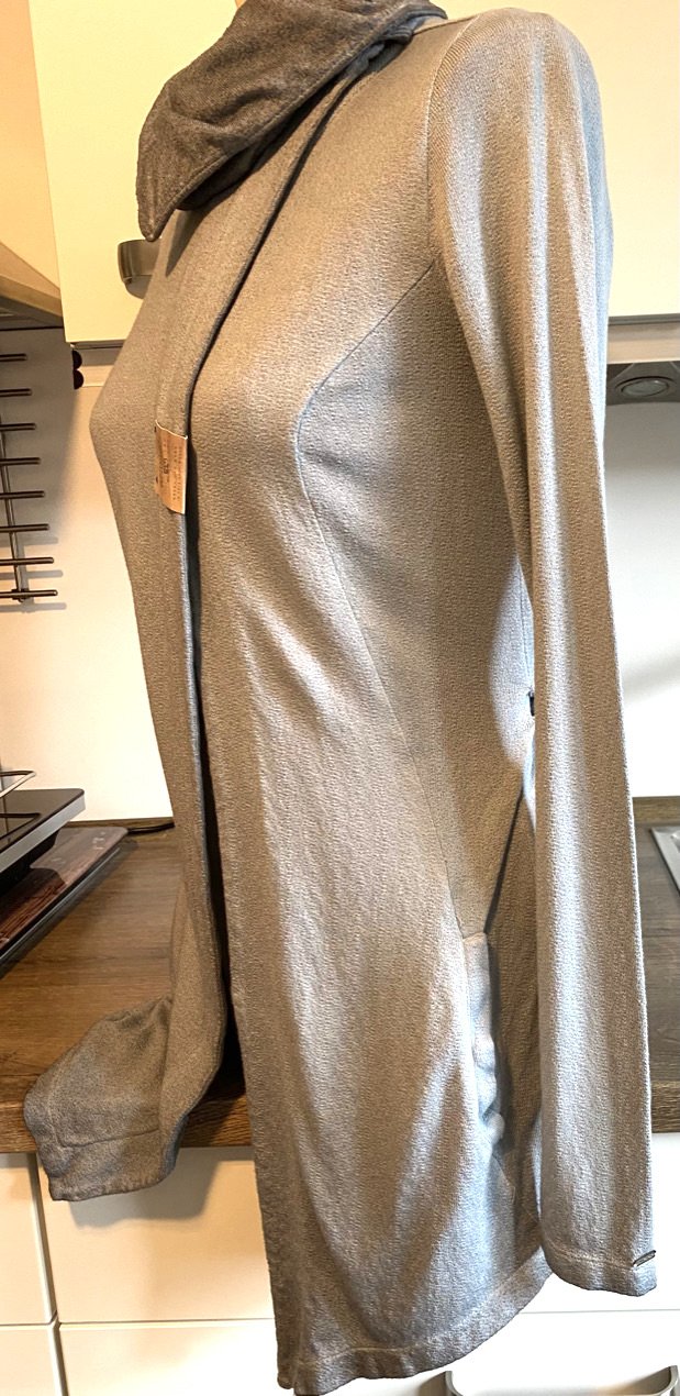 NEU! Khujo Damen Sweat Zipfel Sommermantel in Grau Gr. XS  