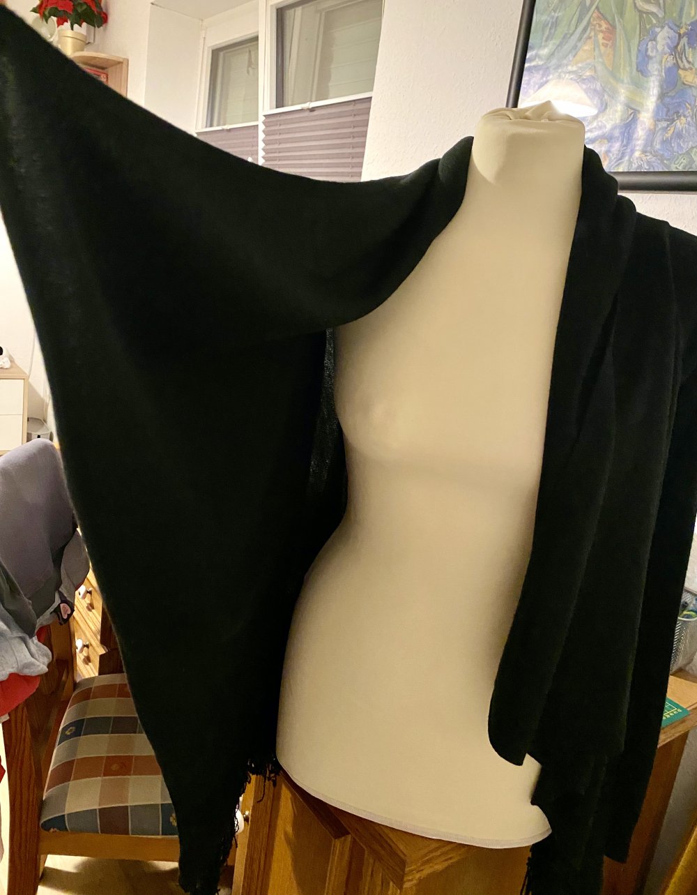 Damen Jacke Strick Fransen Gr.M in Schwarz von Madonna NW 
