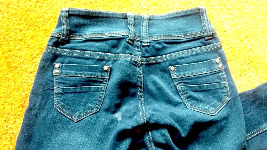Damen Jeans Hose Stretch Gr.XS in Blau von Justy 