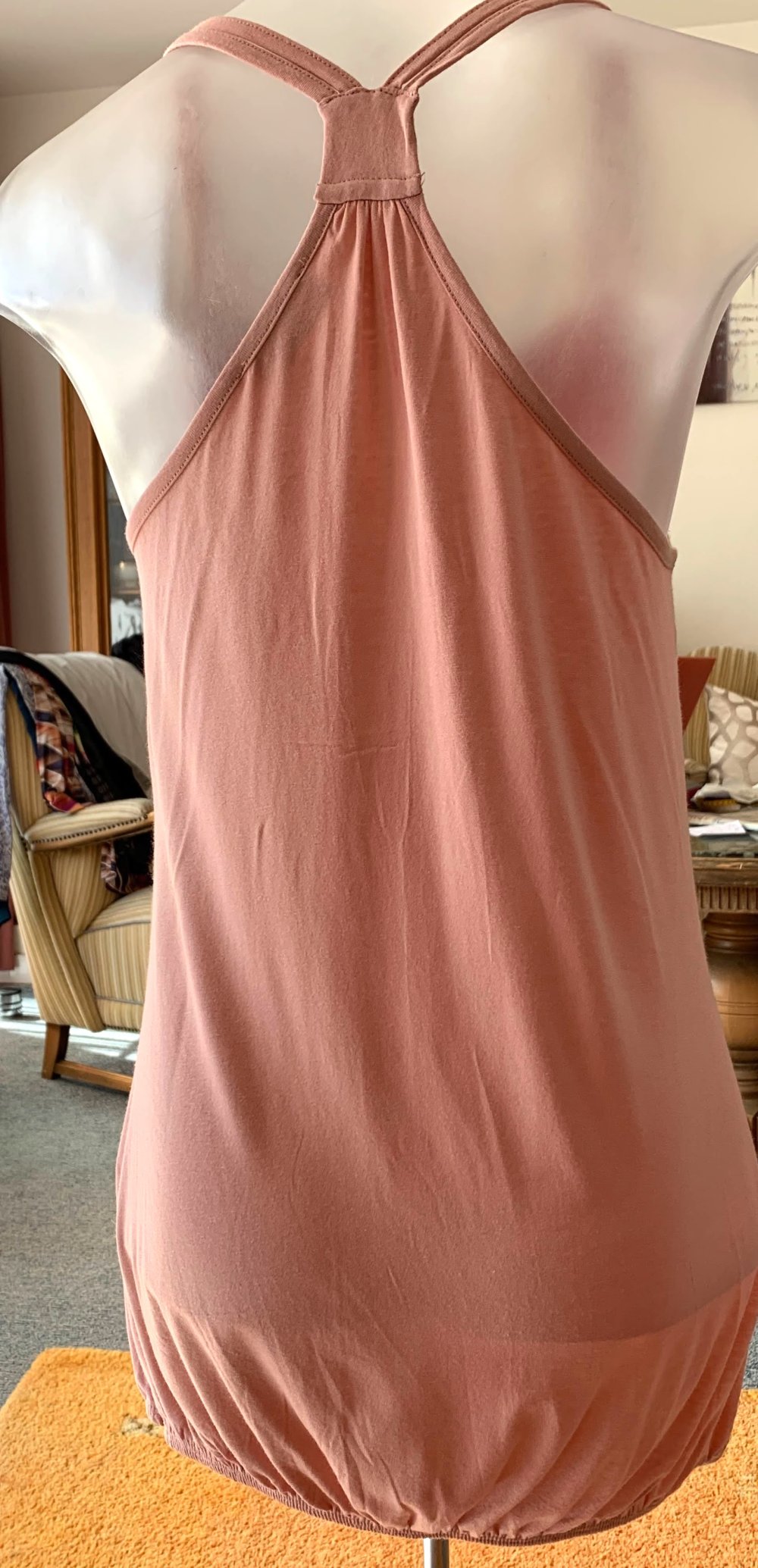 NW Damen Tunika ärmellos mit Pailletten Gr.S in Nude von Orsay Sexy & elegant Ballonform 