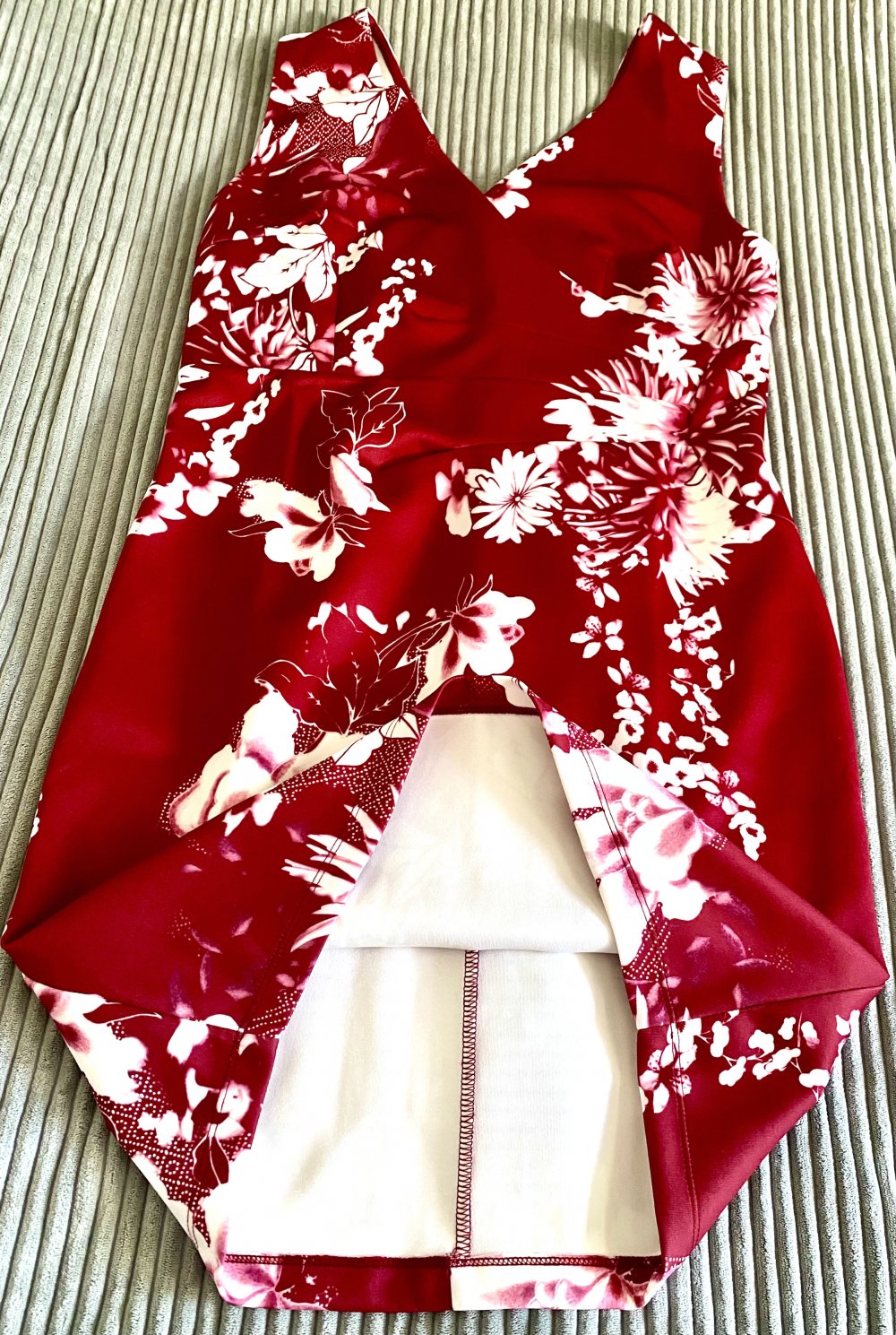Damen Kleid Sommer Wickel ärmellos Gr.40 geblümt von Bodyflirt NW